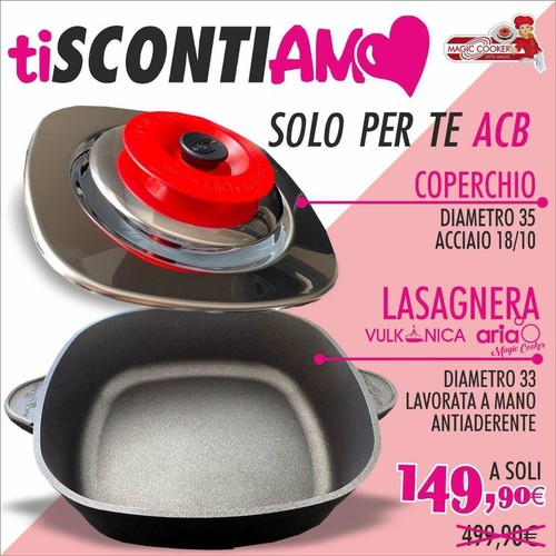 Lasagnera coperchio magic - lasagnera, +
