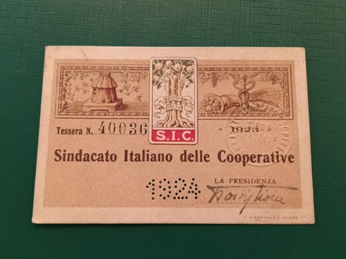 Tessera sindacale sindacato - tessera,
