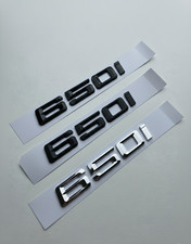 650i emblema nero