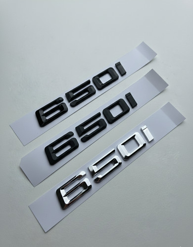 650i emblema nero