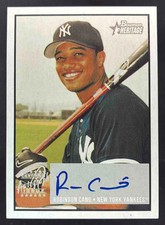 2003 Bowman Heritage Signs of Greatness #SG-RC Robinson Cano RC Auto