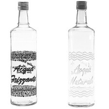 Set 2 Bottiglie in Vetro 1