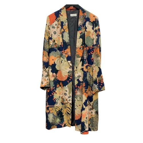 Cappotto accappatoio floreale
