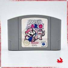 PAPER MARIO - ORIGINALE SOLO CARTUCCIA ENGLISH EUR - NINTENDO 64 N64 EUR SUPER