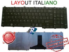 TASTIERA Toshiba Satellite C650 C655 C655D L650 L655 L670 L675 C660  ITA nera