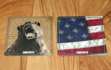 Far Cry FarCry 5 raro set promozionale sottobicchieri PlayStation 4 PS4 Xbox One