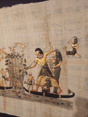 Papiro egizio fatto - a, con
