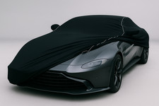 Intero garage interno elasticizzato copertura auto per Aston Martin Vantage nero