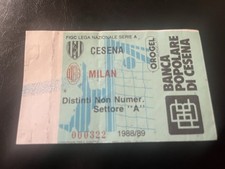 Cesena-Milan  biglietto/ticket