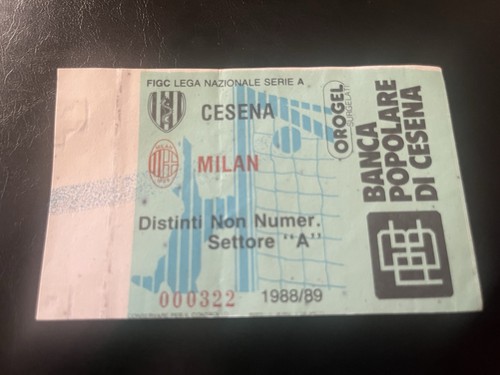 Cesena milan biglietto ticket - cesena-milan, biglietto/ticket