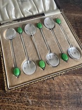 SET SEI CUCCHIAINI IN ARGENTO