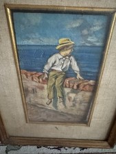 Olio Su Tavola Napoli 1869 Scuola Di Posillipo Di Giacinto Gigante