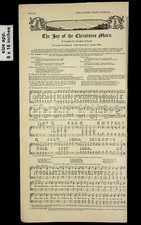 1904 Gioia del mattino di Natale Lizzie De Armond canzone musicale stampa vintage 17656