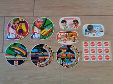MEBETOYS BIG JIM SEBINO MATTEL LOTTO ADESIVI PUBBLICITARI 