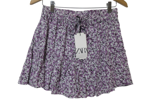 Minigonna pantaloncino viola