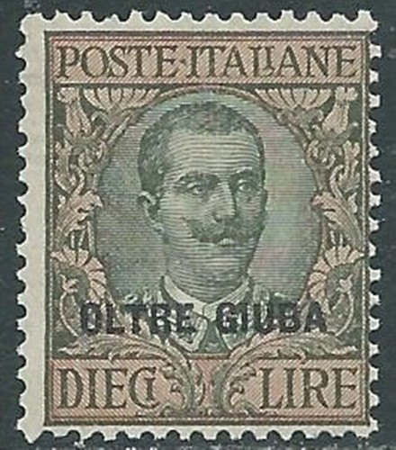 1925 oltre giuba effigie - giuba,