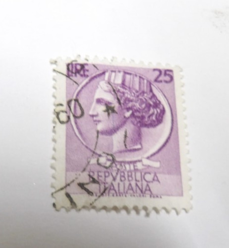 Francobollo italia lire - francobollo,