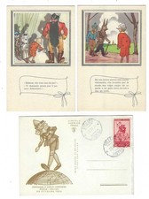 PINOCCHIO COLLODI COLLEZIONE 18 CARTOLINE DIVERSE