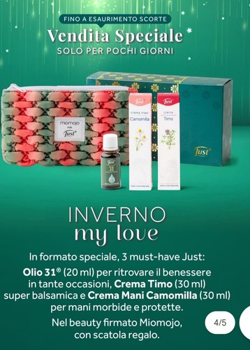 Set just inverno love olio - inverno,