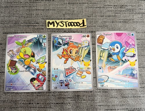Carte pokémon trio tiplouf - carte,