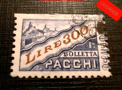 Francobollo san marino - francobollo, pacchi
