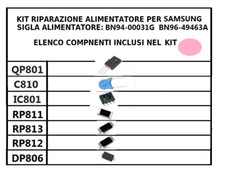 Kit riparazione alimentatore - kit,