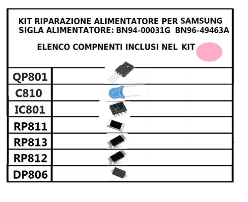 Kit riparazione alimentatore - riparazione,