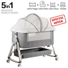 Culla Lettino Neonato 5 in 1