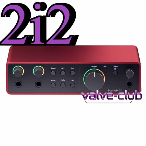 Focusrite scarlett 2i2 - 2i2, 4a