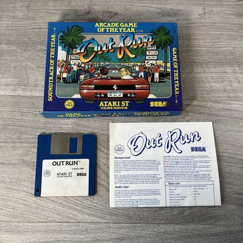 Out run atari sega - out,