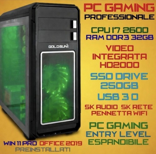 Computer fisso cpu intel i7 - computer,