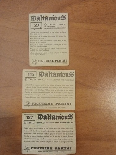 Figurine daltanious - daltanious, (panini)