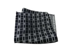 POCHETTE UOMO DA TASCHINO NERA GRIGIA FAZZOLETTO di SETA SOIE SEIDE MADE ITALY