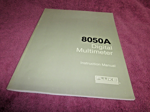 Fluke 8050a manuale schema - fluke,