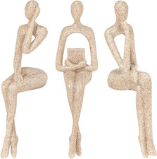 Set Di 3 Sculture Astratte Di