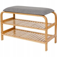 Scarpiera in bambù con panca