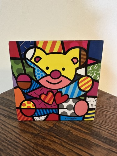 Romero britto bear tissue box - romero,