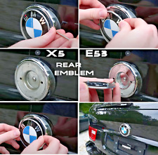 Emblema posteriore 78 mm BMW X5 E53 51141970248 -1 bloccato