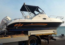 Coppia adesivi in vinile barca