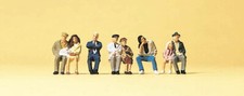 Preiser scala N 79123 Figure omini seduti come da foto Nuovi  0,5 cm