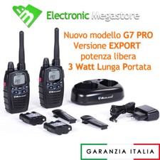 MIDLAND RADIO G7 RICETRSMITTENTI WALKIE TALKIE G7 PMR LPD LAVORO SPORT CACCIA 3W