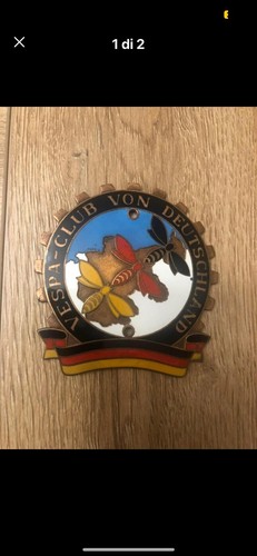 Placca badge anni vespa - 60,