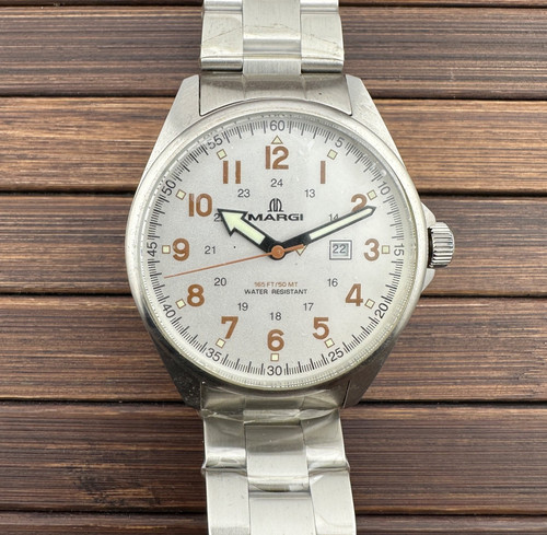 Orologio uomo margi acciaio - uomo,