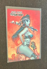 DAN MENDOZA METALLIC CARD -- Sad Girl Psycho Baby -- LE Metal Trading Card (7)