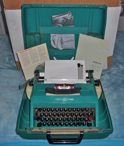 Macchina scrivere portatile - macchina, da