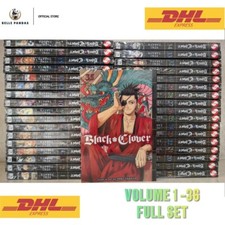 Manga Black Clover di Yuki Tabata SET COMPLETO vol 1-36 set fumetto inglese + DHL