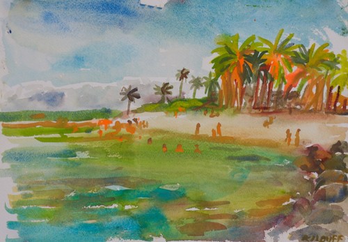 Acquerello plein air della - acquerello,