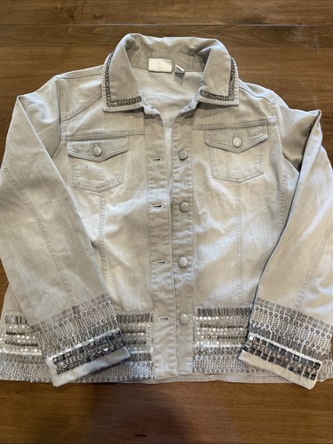 Giacca denim trasparente