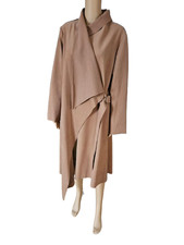 Cappotto donna alta moda tuta giacca mantello con cintura M Made in Greece