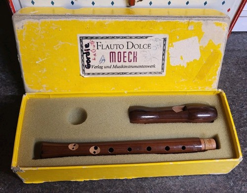 Vintage wooden moeck flauto - wooden,